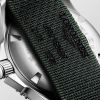 Montre Hydroconquest Cadran Noir Bracelet Nylon Vert