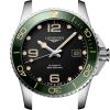Montre Hydroconquest Cadran Noir Bracelet Nylon Vert