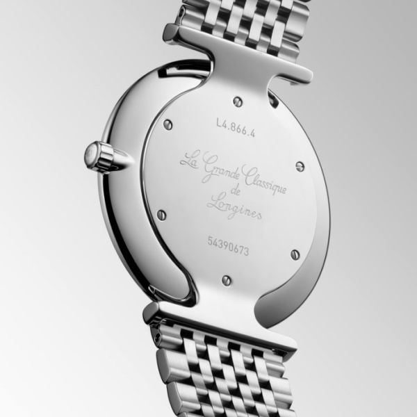 Montre La Grande Classique De Longines Cadran Bleu soleillé Bracelet Acier