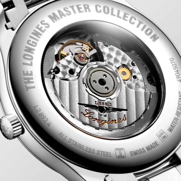 Montre Longines Master Collection Cadran Argenté Bracelet Acier