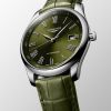Montre Longines Master Collection Cadran Vert Bracelet Alligator
