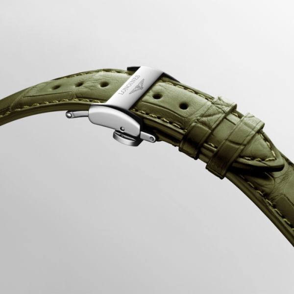 Montre Longines Master Collection Cadran Vert Bracelet Alligator