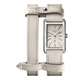 Montre Longines Dolcevita X Yvy Cadran Beige Bracelet cuir