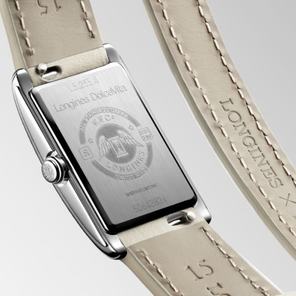 Montre Longines Dolcevita X Yvy Cadran Beige Bracelet cuir