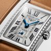 Montre Longines Dolcevita X Yvy Cadran Argenté "flinqué" Bracelet cuir