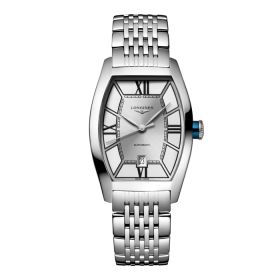 Montre Longines Evidenza Cadran Argenté Bracelet Acier