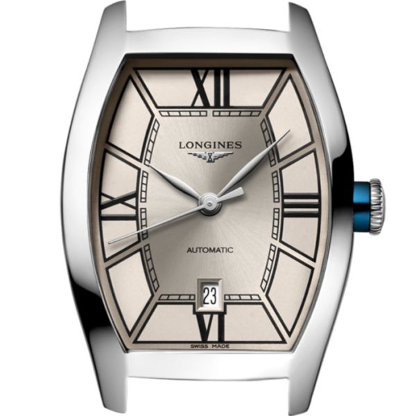 Montre Longines Evidenza Cadran Champagne Bracelet Alligator