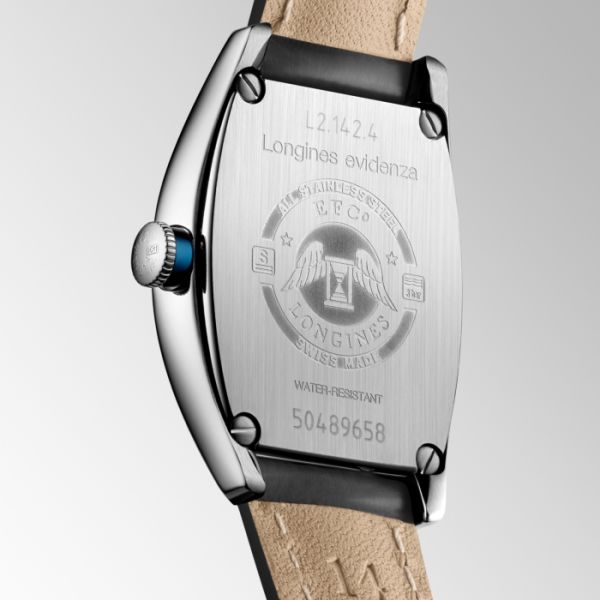 Montre Longines Evidenza Cadran Anthracite Bracelet Alligator