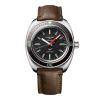 Montre Ultra-Chron Cadran Noir Bracelet cuir