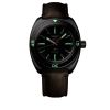 Montre Ultra-Chron Cadran Noir Bracelet cuir
