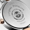 Montre Longines Primaluna Moonphase Cadran Taupe Bracelet acier Coiffe Or Rose