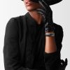 Montre Longines Dolcevita Cadran Noir Bracelet Alligator