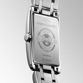 Montre Longines Dolcevita Cadran Blanc Bracelet Acier