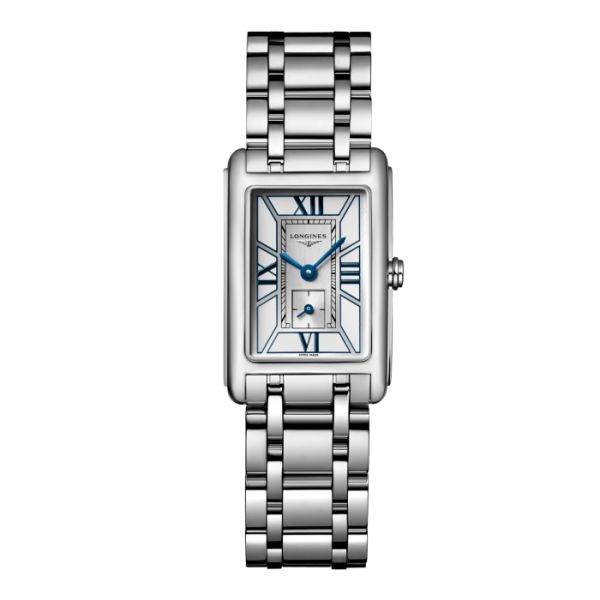 Montre Longines Dolcevita Cadran Blanc Bracelet Acier