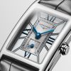 Montre Longines Dolcevita Cadran Blanc Bracelet Alligator