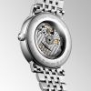 Montre Longines Elegant Collection Cadran Striped Silver Bracelet Acier