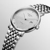 Montre Longines Elegant Collection Cadran Striped Silver Bracelet Acier