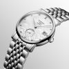 Montre Longines Elegant Collection Cadran Nacre blanche Bracelet Acier