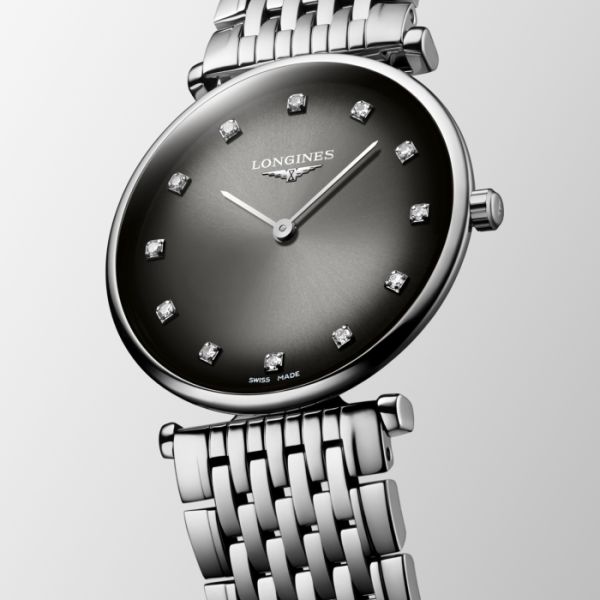 Montre La Grande Classique De Longines Cadran Gris Bracelet Acier