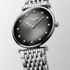 Montre La Grande Classique De Longines Cadran Gris Bracelet Acier