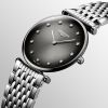 Montre La Grande Classique De Longines Cadran Gris Bracelet Acier