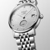 Montre Longines Elegant Collection Cadran Striped Silver Bracelet Acier
