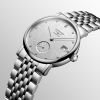 Montre Longines Elegant Collection Cadran Striped Silver Bracelet Acier