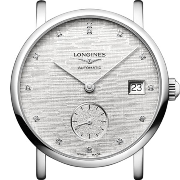 Montre Longines Elegant Collection Cadran Striped Silver Bracelet Acier
