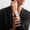 Montre Longines Elegant Collection Cadran Blanc mat Bracelet Cuir