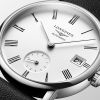Montre Longines Elegant Collection Cadran Blanc mat Bracelet Cuir
