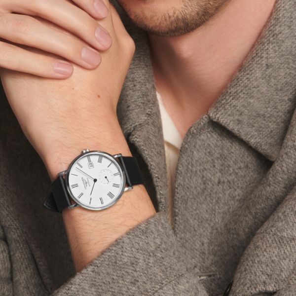 Montre Longines Elegant Collection Cadran Blanc mat Bracelet nylon