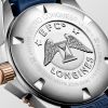Montre Hydroconquest Cadran Bleu soleillé Bracelet caoutchouc
