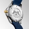 Montre Hydroconquest Cadran Bleu soleillé Bracelet caoutchouc