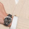 Montre Hydroconquest Cadran Gris soleillé Bracelet caoutchouc