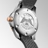 Montre Hydroconquest Cadran Gris soleillé Bracelet caoutchouc