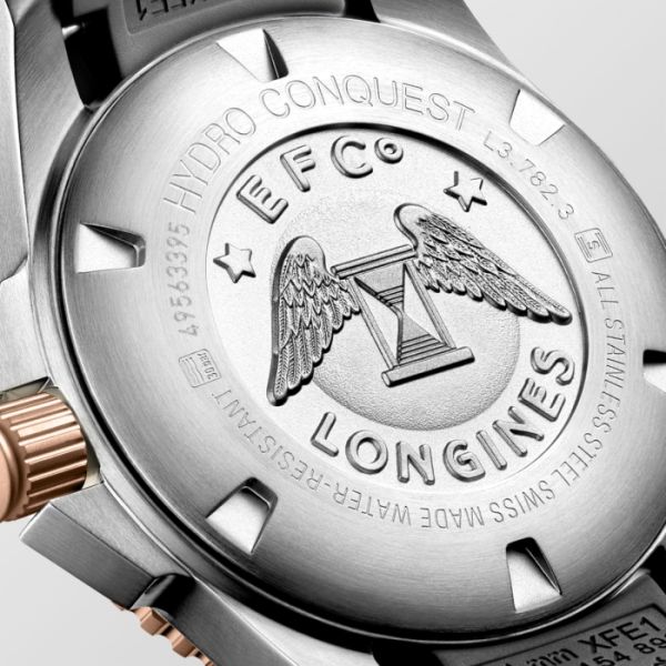 Montre Hydroconquest Cadran Gris soleillé Bracelet caoutchouc