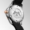 Montre Hydroconquest Cadran Noir soleillé Bracelet caoutchouc