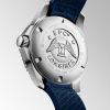 Montre Hydroconquest Cadran Bleu soleillé Bracelet caoutchouc