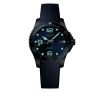Montre Hydroconquest Cadran Bleu soleillé Bracelet caoutchouc