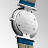 Montre La Grande Classique De Longines Monochrome Cadran Bleu laqué poli Bracelet Alligator
