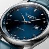 Montre Longines Master Collection Cadran Bleu soleillé Bracelet Alligator