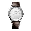 Montre Longines Master Collection Cadran Argenté "grain d'orge" Bracelet Alligator