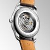 Montre Longines Master Collection Cadran Argenté "grain d'orge" Bracelet Alligator