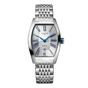 Montre Longines Evidenza Cadran Argenté Bracelet Acier