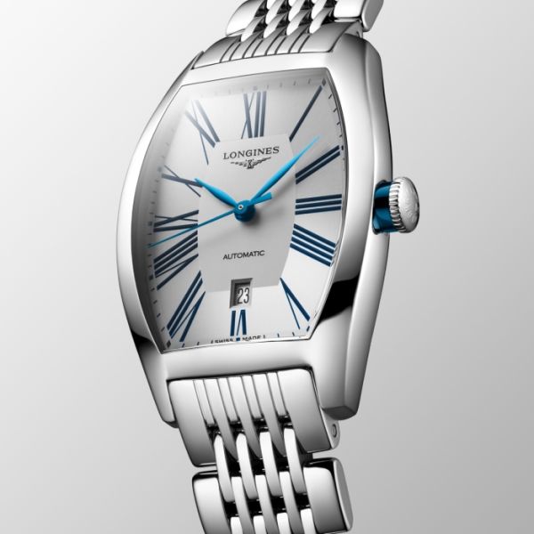 Montre Longines Evidenza Cadran Argenté Bracelet Acier