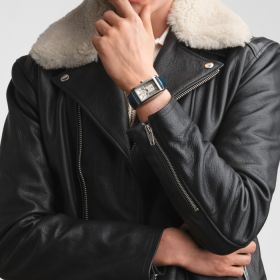 Montre Longines Dolcevita Cadran Argenté Bracelet Alligator