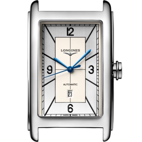 Montre Longines Dolcevita Cadran Argenté Bracelet Alligator