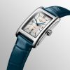 Montre Longines Dolcevita Cadran Argenté Bracelet Alligator