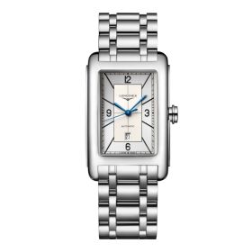 Montre Longines Dolcevita Cadran Argenté Bracelet Acier