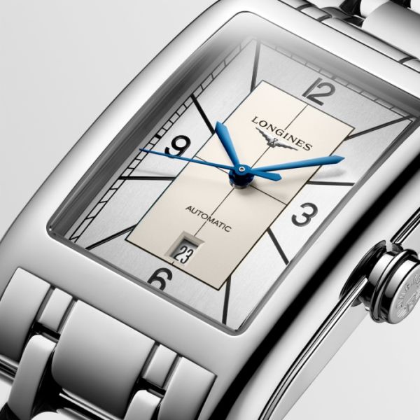 Montre Longines Dolcevita Cadran Argenté Bracelet Acier